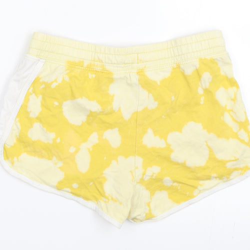 H&M Girls Yellow   Hot Pants Shorts Size 11-12 Years