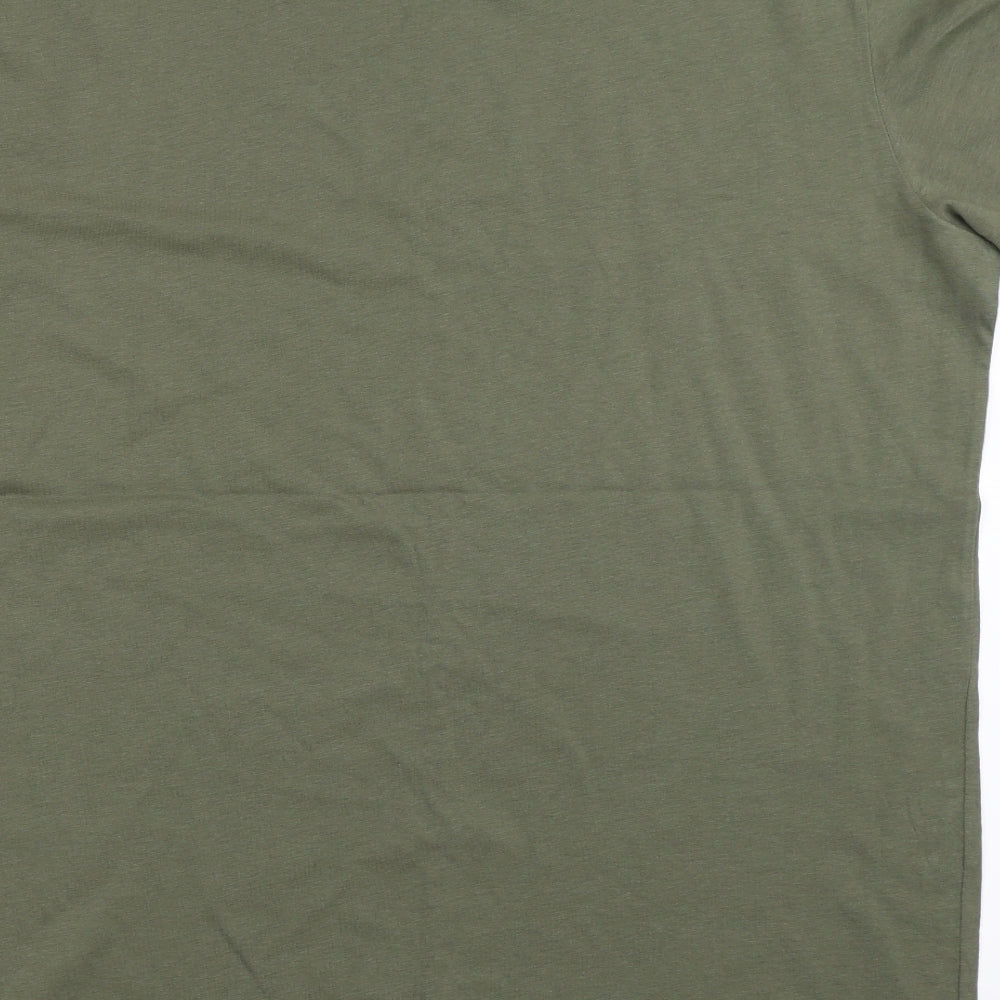 JACK & JONES Mens Green    T-Shirt Size XL