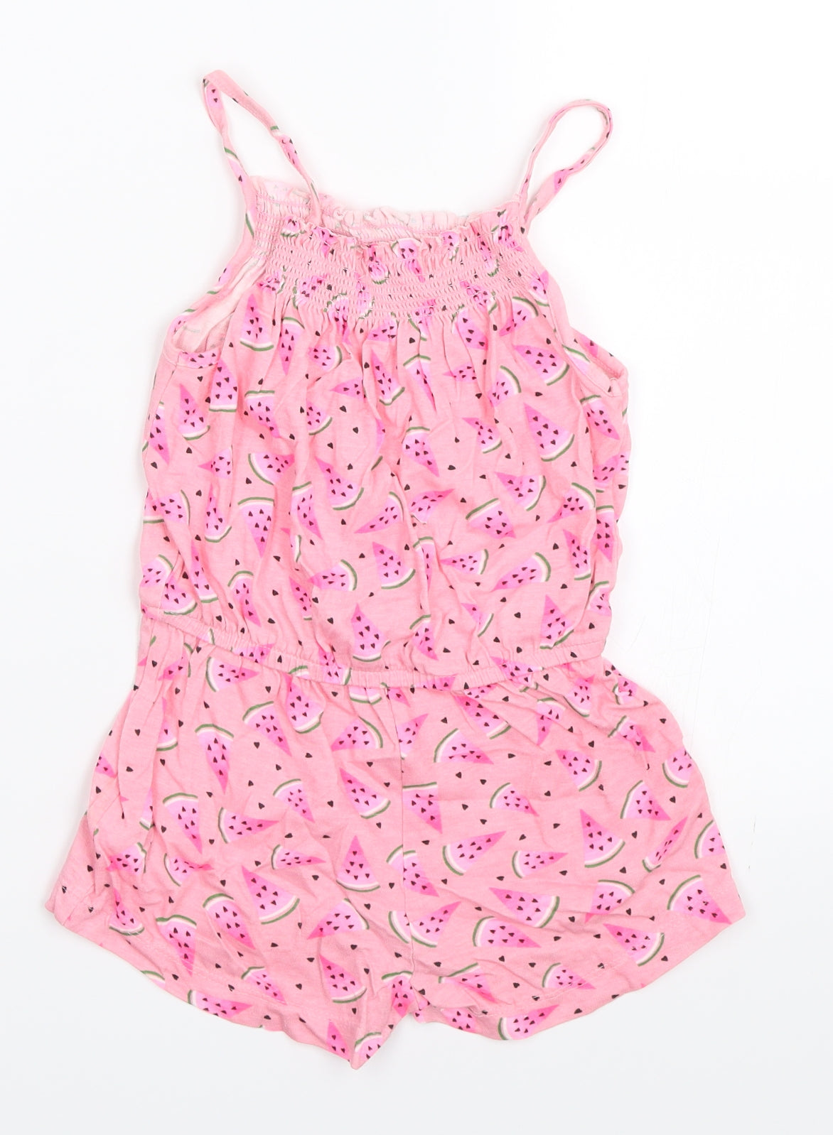 Primark Girls Pink   Playsuit One-Piece Size 5-6 Years