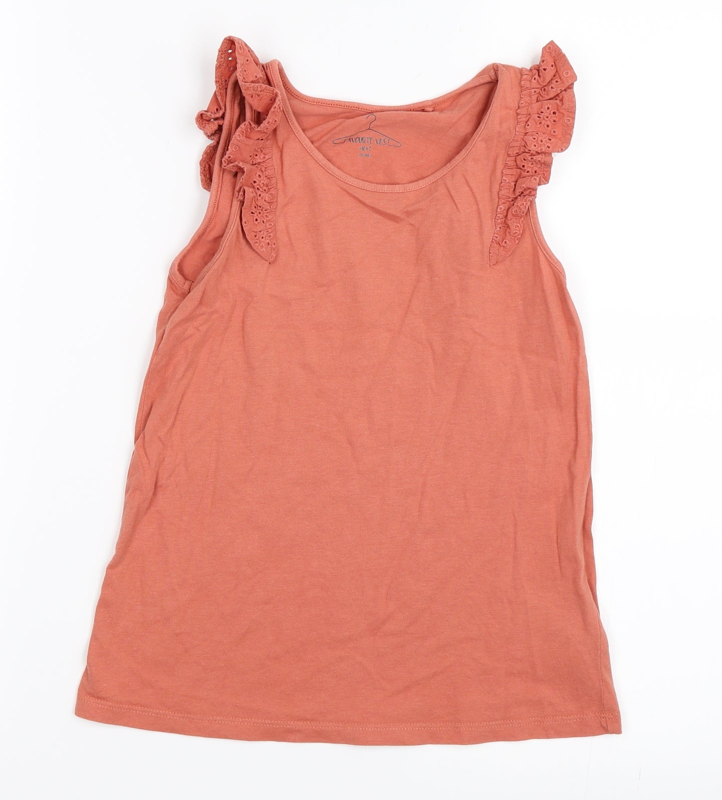 NEXT Girls Orange   Basic Tank Size 7-8 Years