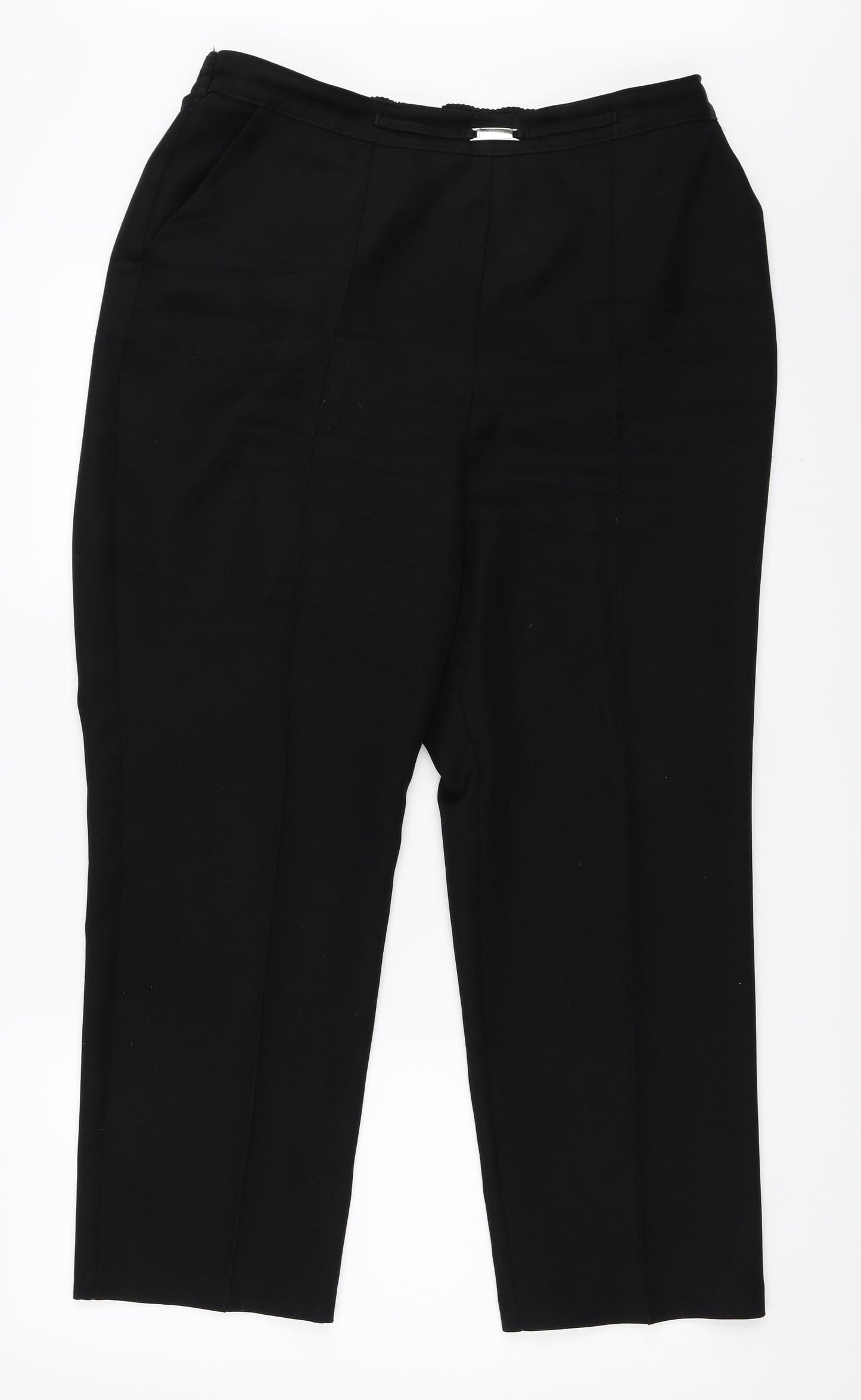 Matalan Womens Black   Trousers  Size 14 L26 in