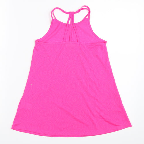 Matalan Girls Pink   Basic Tank Size 5 Years  - Mermaid