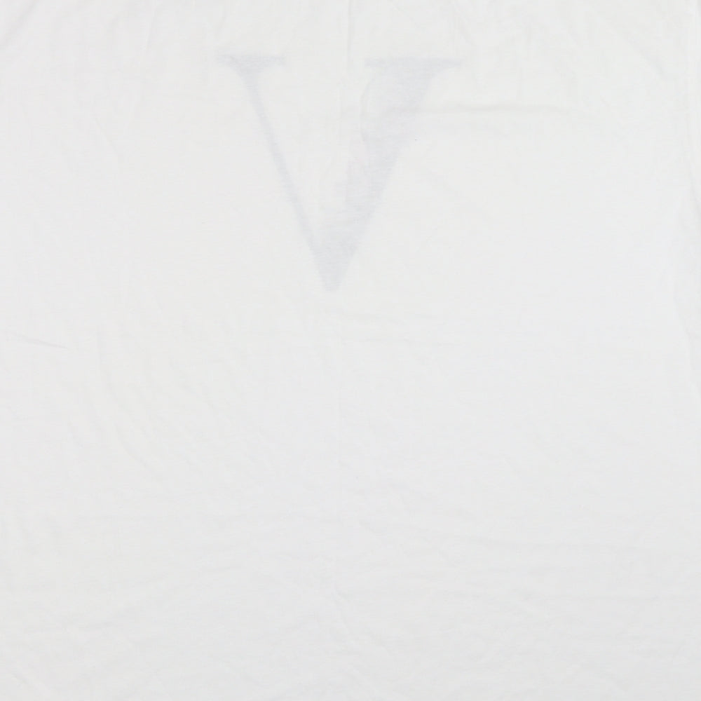 Simply Be Womens White   Basic T-Shirt Size M