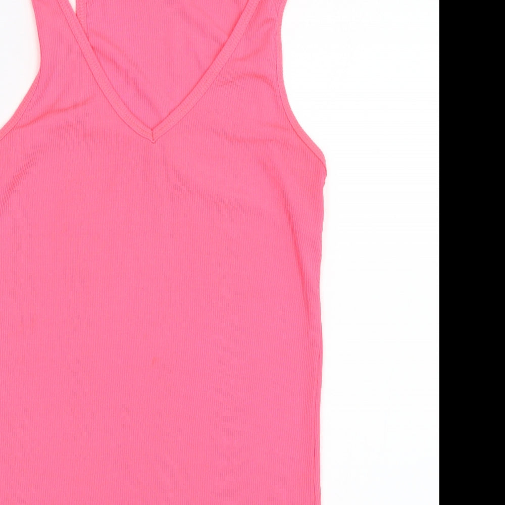 Select Womens Pink   Basic Tank Size 12