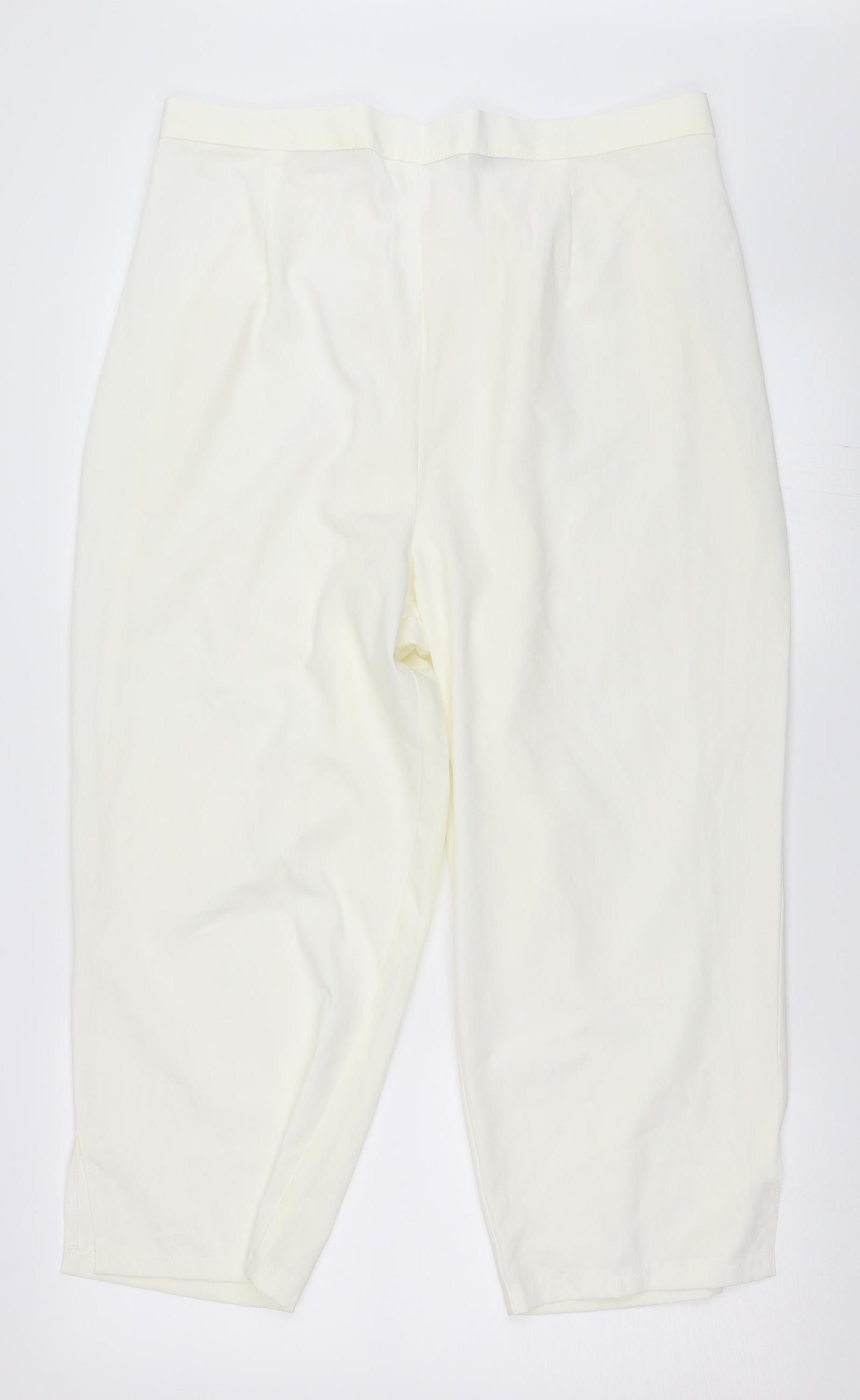 Mitsy Womens White   Trousers  Size 22 L23 in