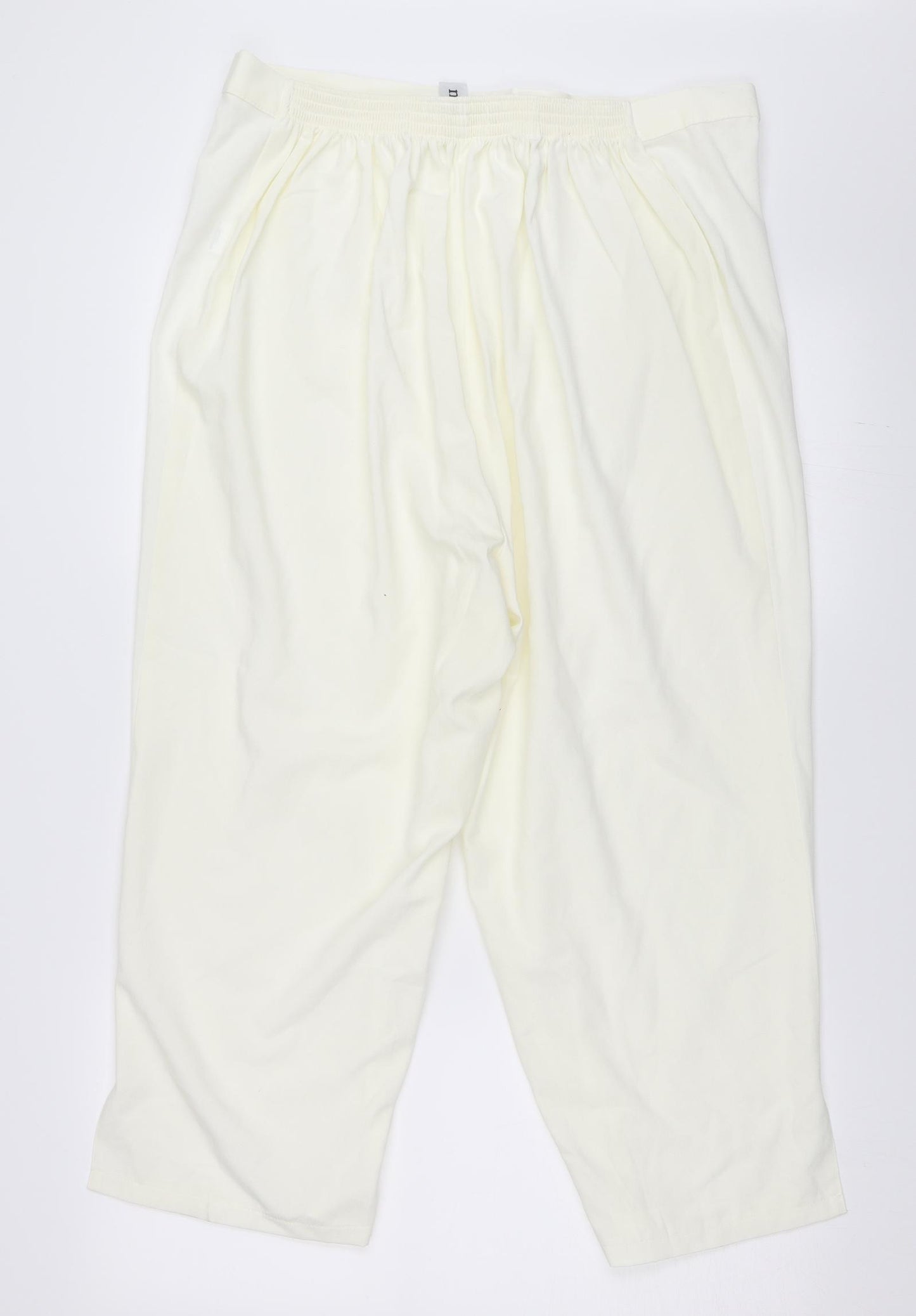Mitsy Womens White   Trousers  Size 22 L23 in