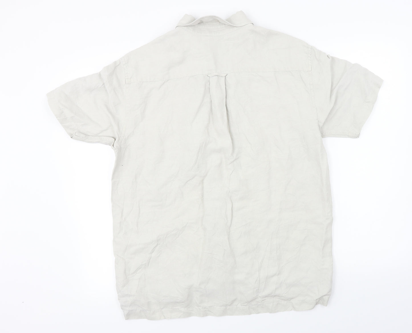 inspired by italy Mens Grey    Button-Up Size M