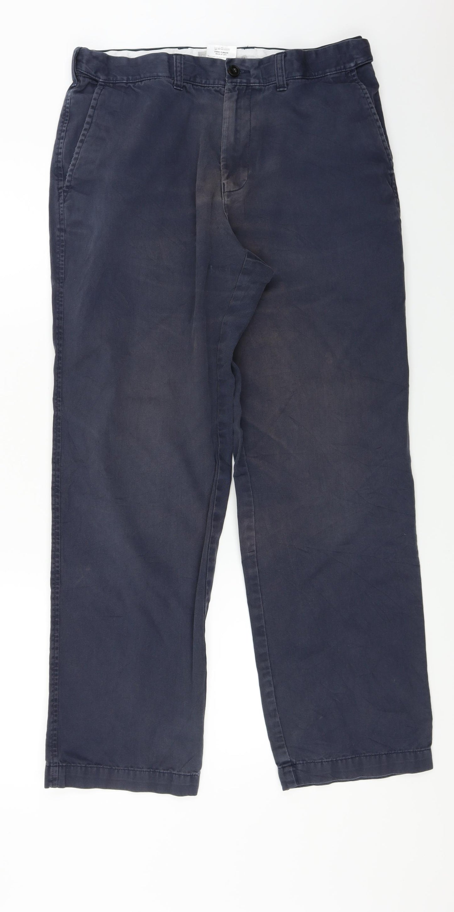 Marks and Spencer  Mens Blue   Trousers  Size 34 in L31 in
