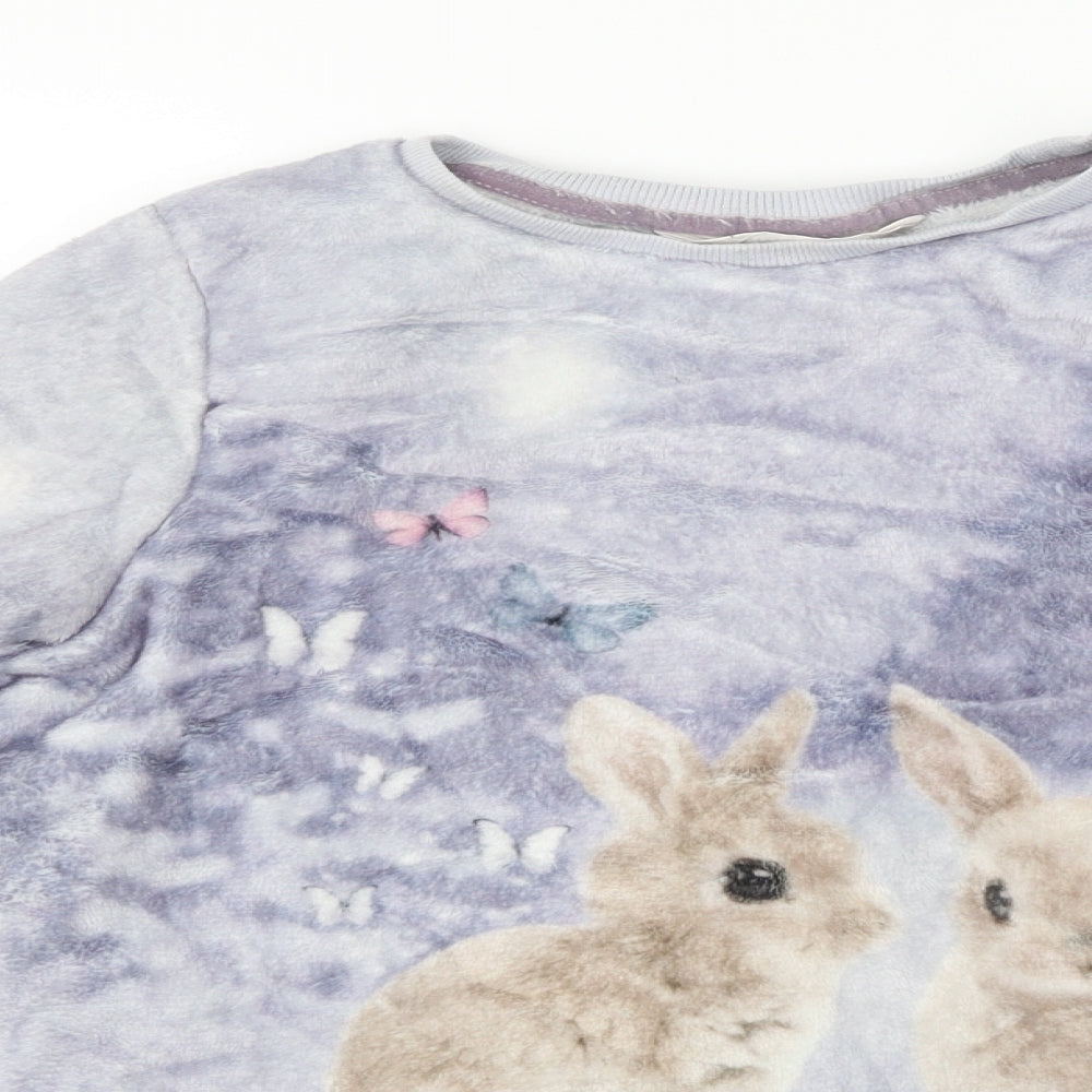 H&M  Girls Grey   Pullover Jumper Size 11-12 Years