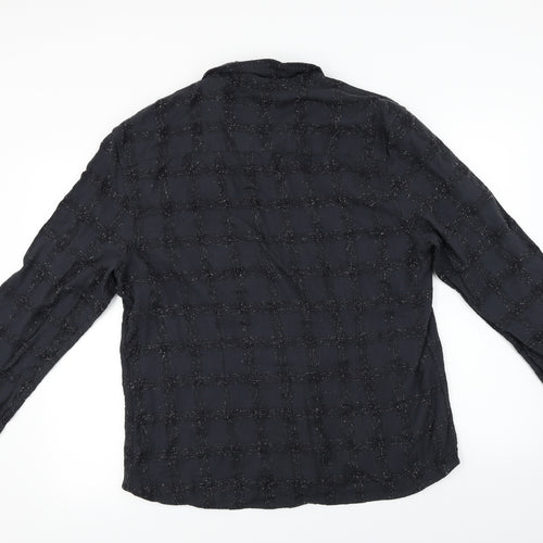 Authentic Casual Wear   Mens Black    Button-Up Size XL