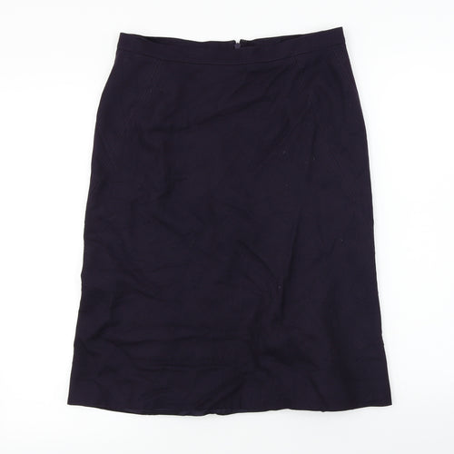 keu Womens Purple   A-Line Skirt Size 12