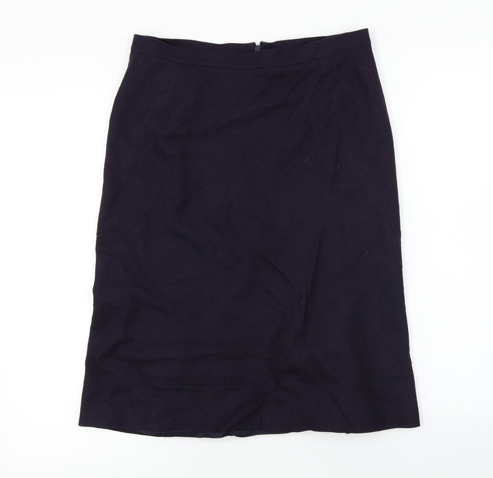 keu Womens Purple   A-Line Skirt Size 12