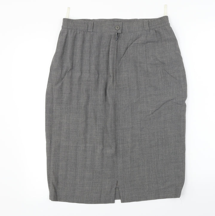 Preworn  Womens Grey   Bandage Skirt Size 30 in