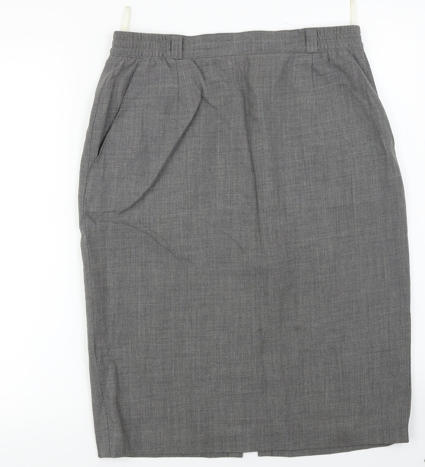 Preworn  Womens Grey   Bandage Skirt Size 30 in