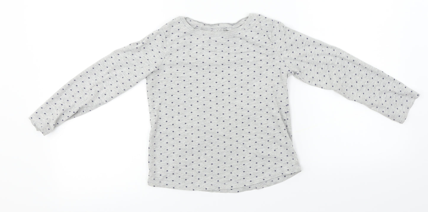 NEXT  Girls Grey   Basic T-Shirt Size 7 Years