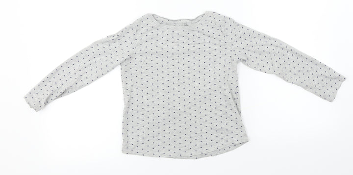 NEXT  Girls Grey   Basic T-Shirt Size 7 Years