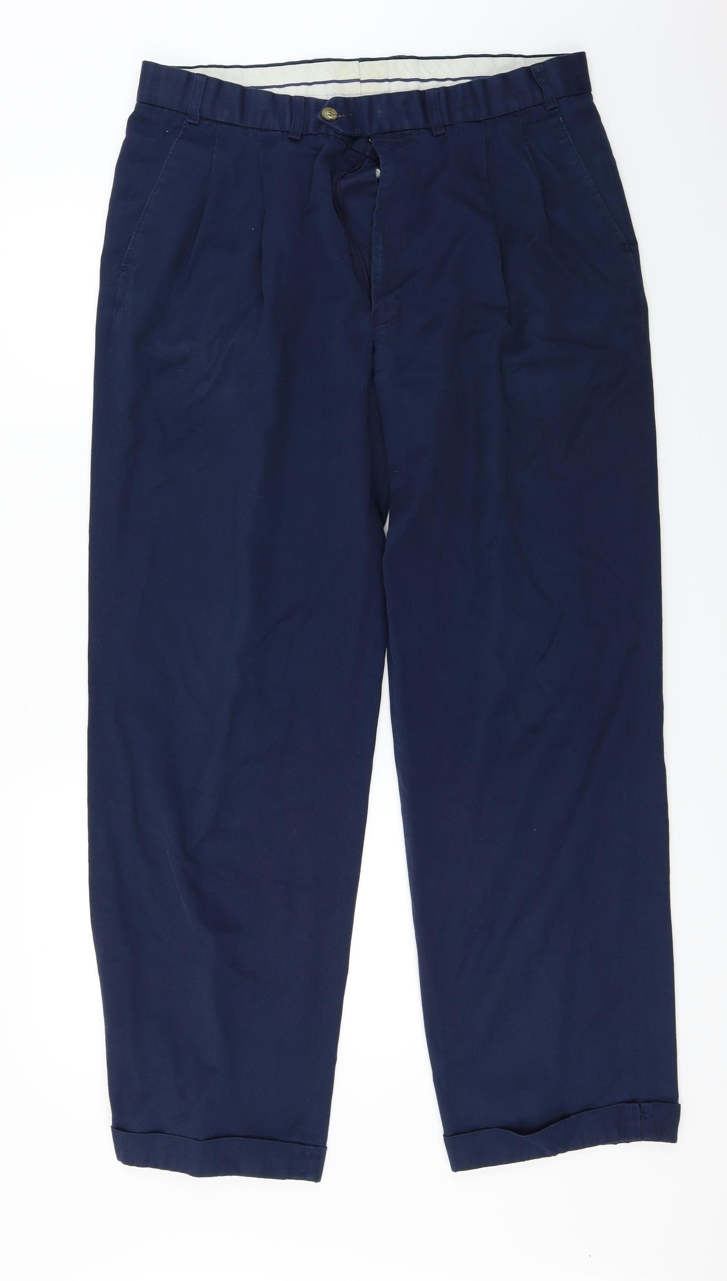 Marks and Spencer  Mens Blue   Trousers  Size 36 in L31 in