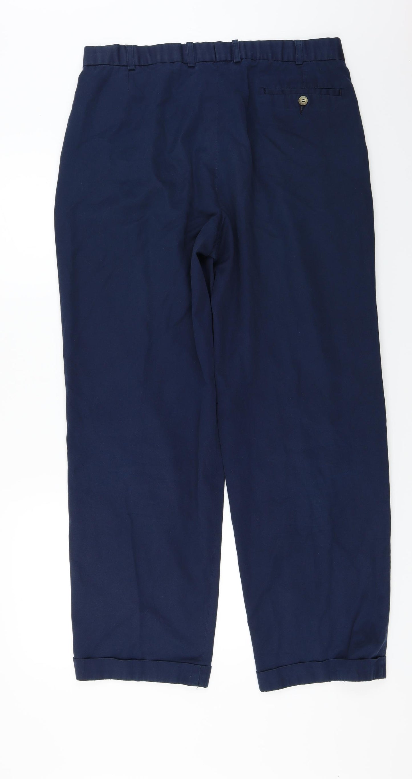 Marks and Spencer  Mens Blue   Trousers  Size 36 in L31 in