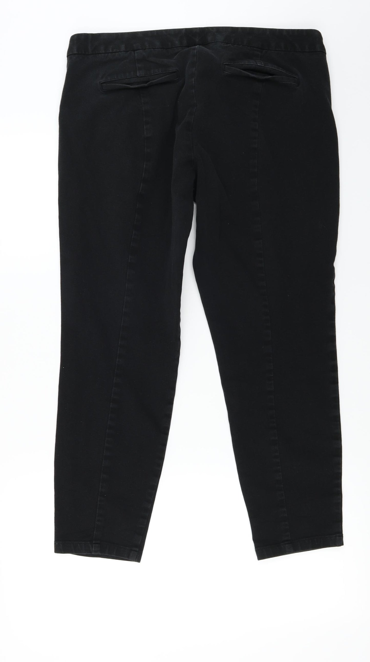 ultra skinny Womens Black   Straight Jeans Size 14 L24 in