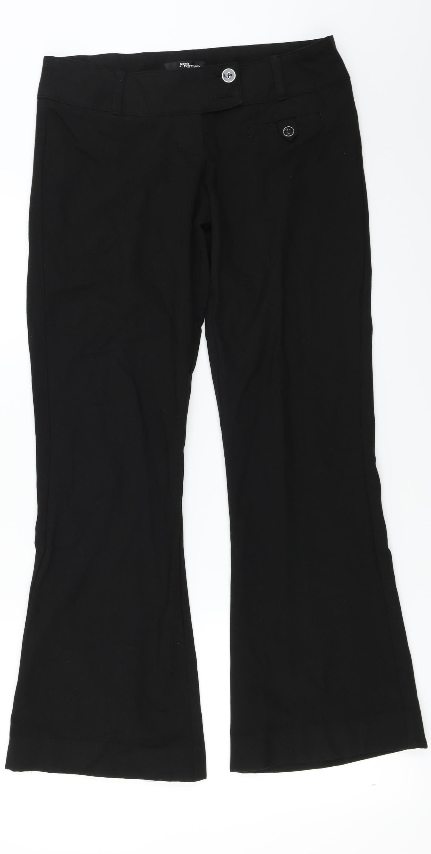 Jane Norman  Womens Black   Trousers  Size 30 in L27 in