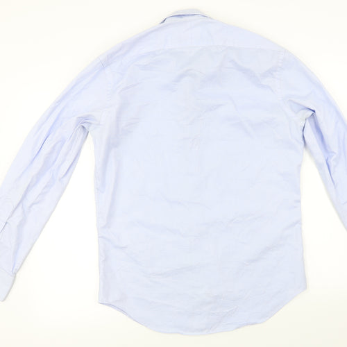 TM Lewin   Mens Blue    Dress Shirt Size M