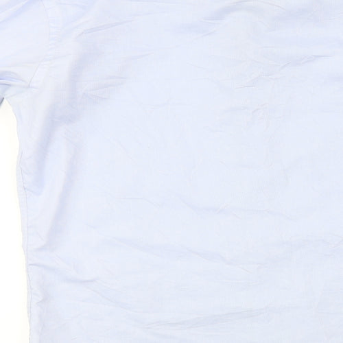 TM Lewin   Mens Blue    Dress Shirt Size M