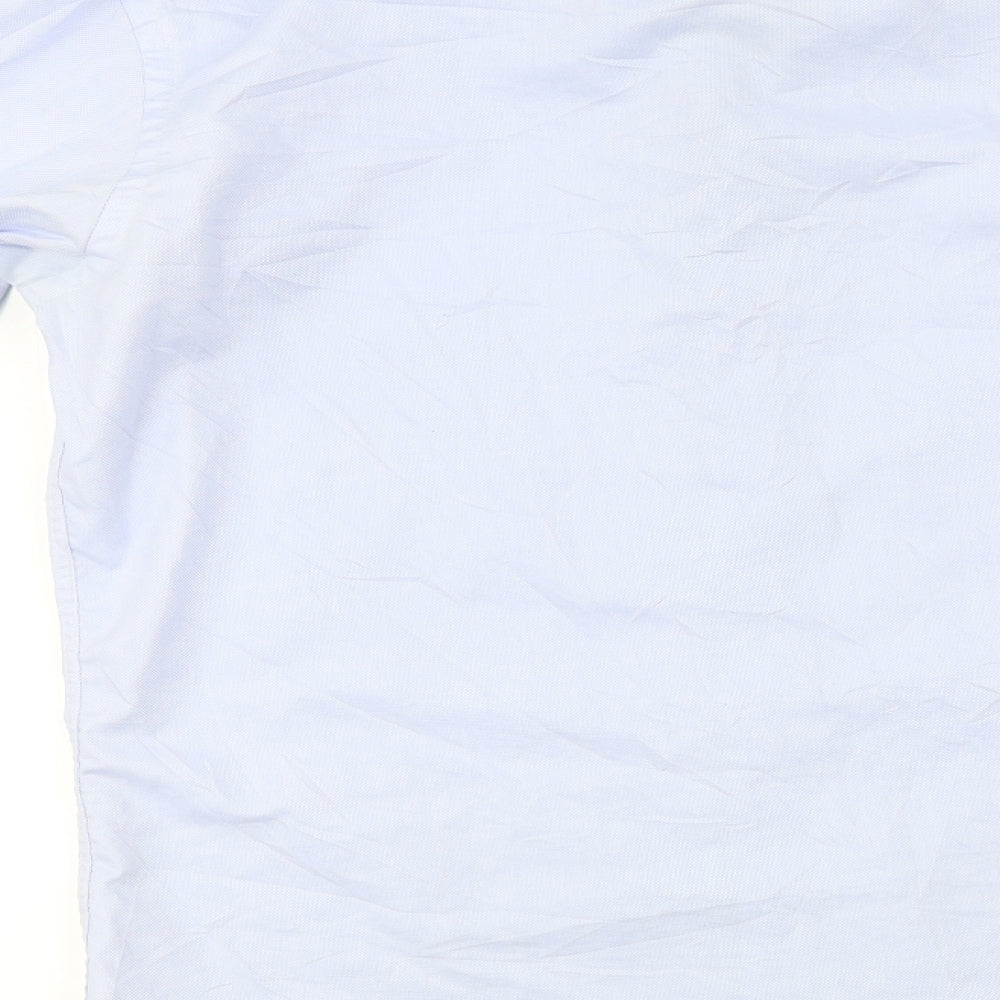 TM Lewin   Mens Blue    Dress Shirt Size M