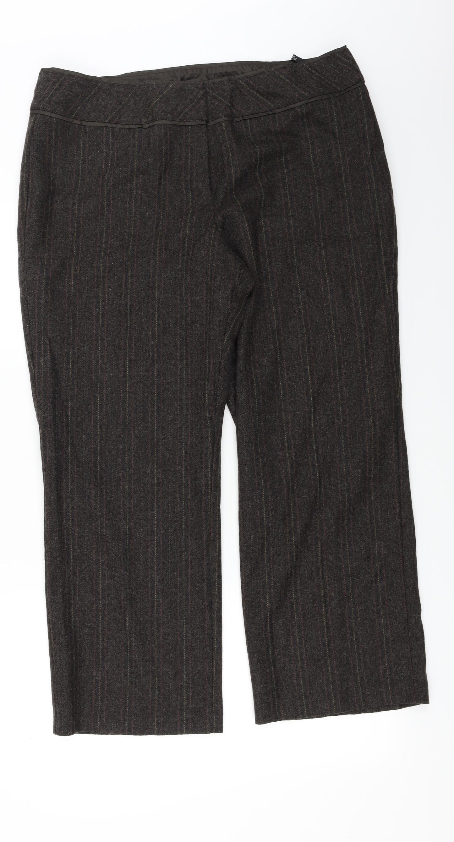 Marks and Spencer  Womens Brown   Trousers  Size 34 in L24 in