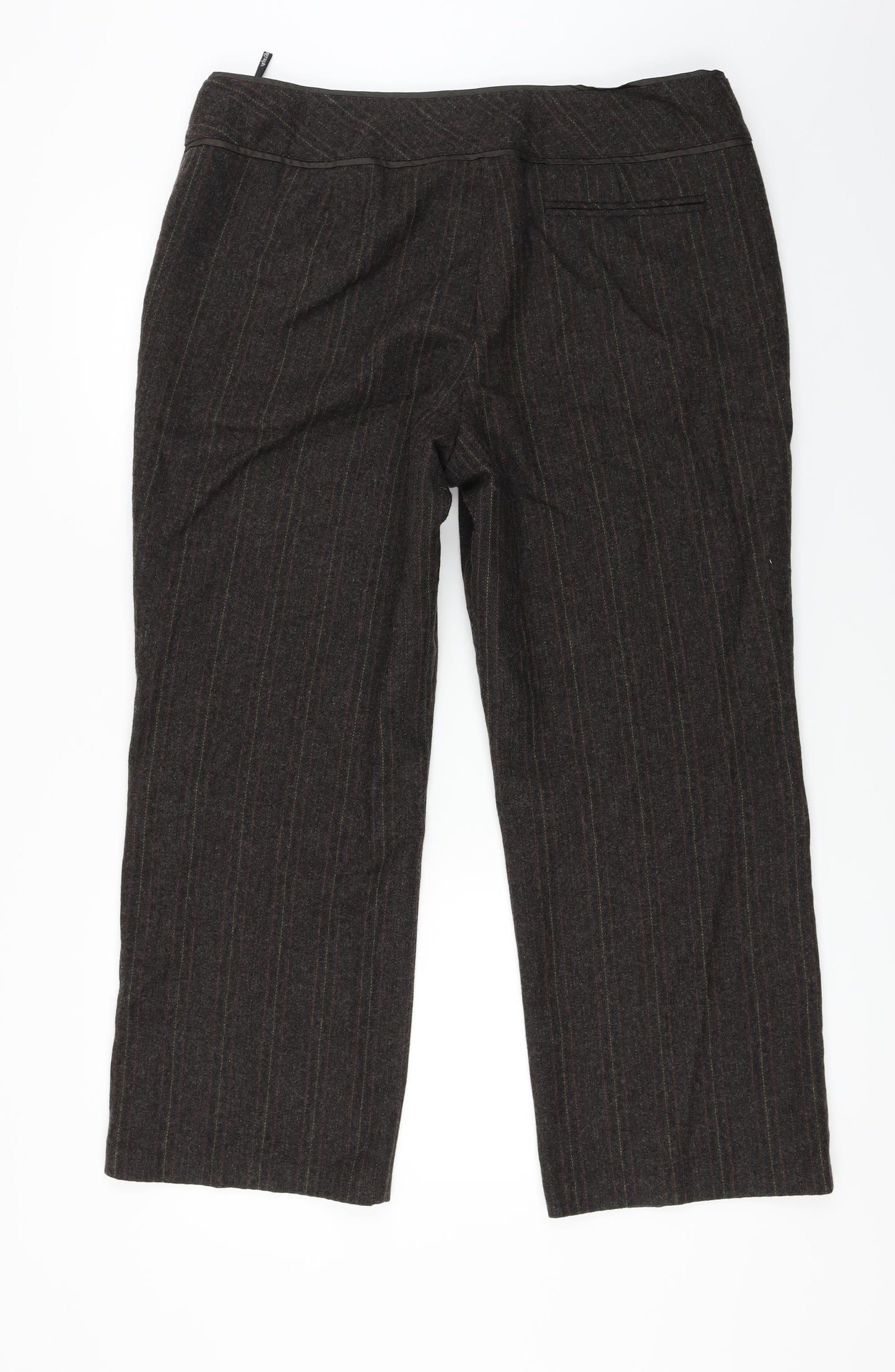 Marks and Spencer  Womens Brown   Trousers  Size 34 in L24 in