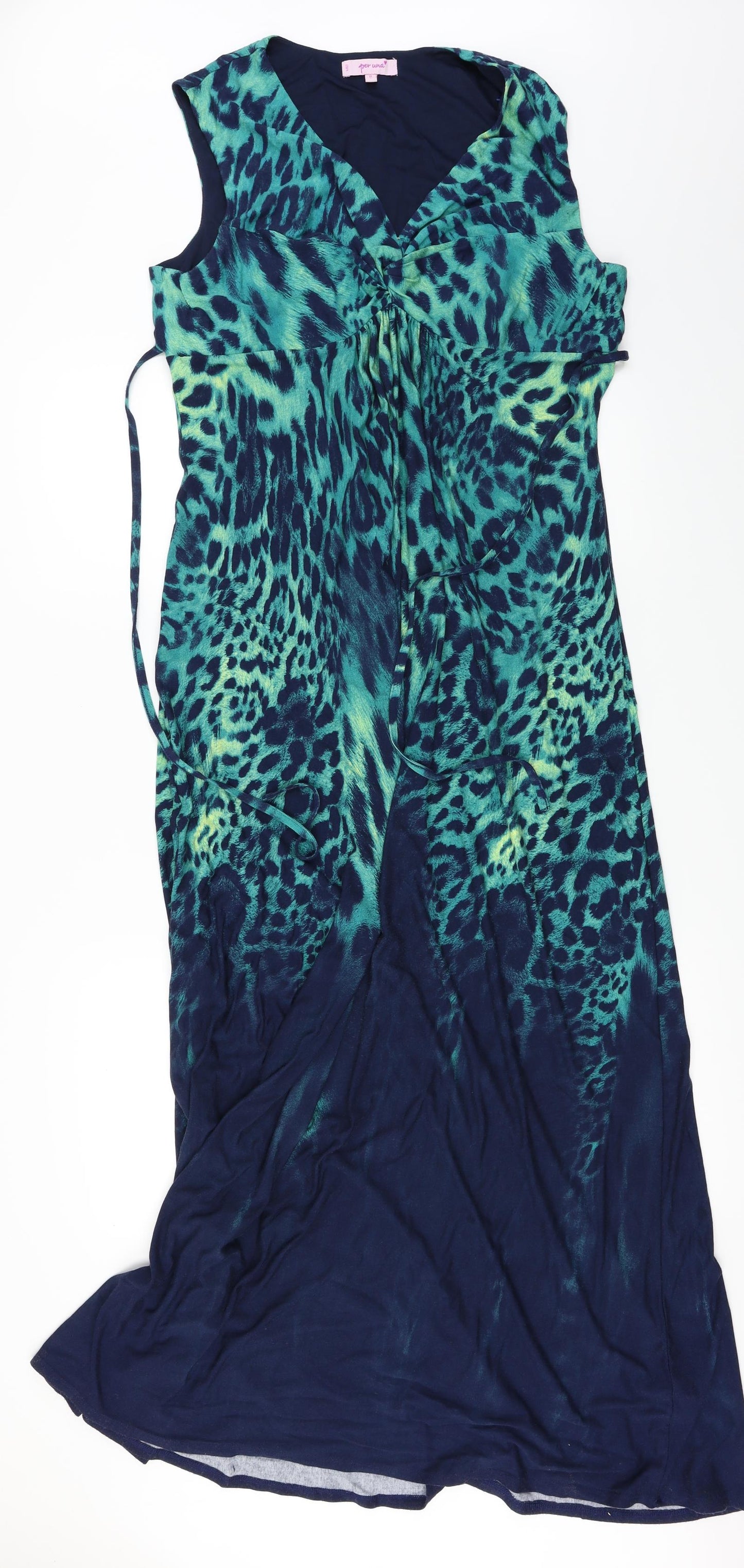 Per Una  Womens Black Animal Print  A-Line  Size 18