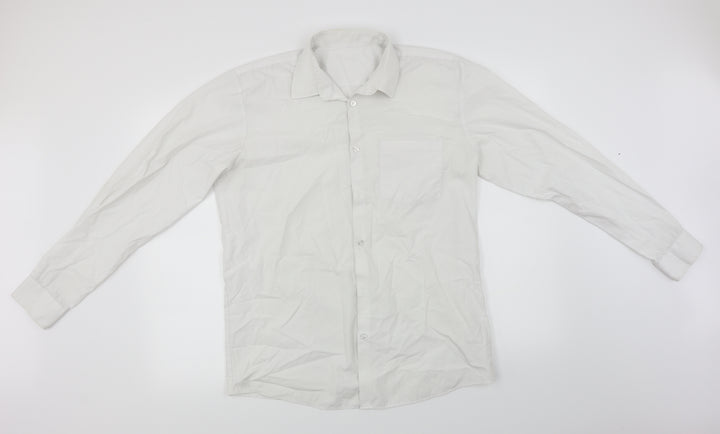 F&F  Boys White   Basic Button-Up Size XL