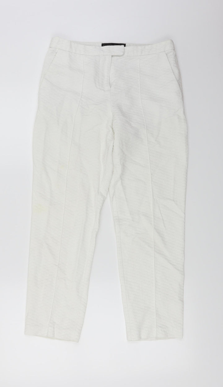 Topshop  Womens White   Trousers  Size 8 L22 in