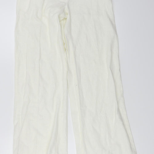 Preworn  Womens White   Trousers  Size 28 in L29 in