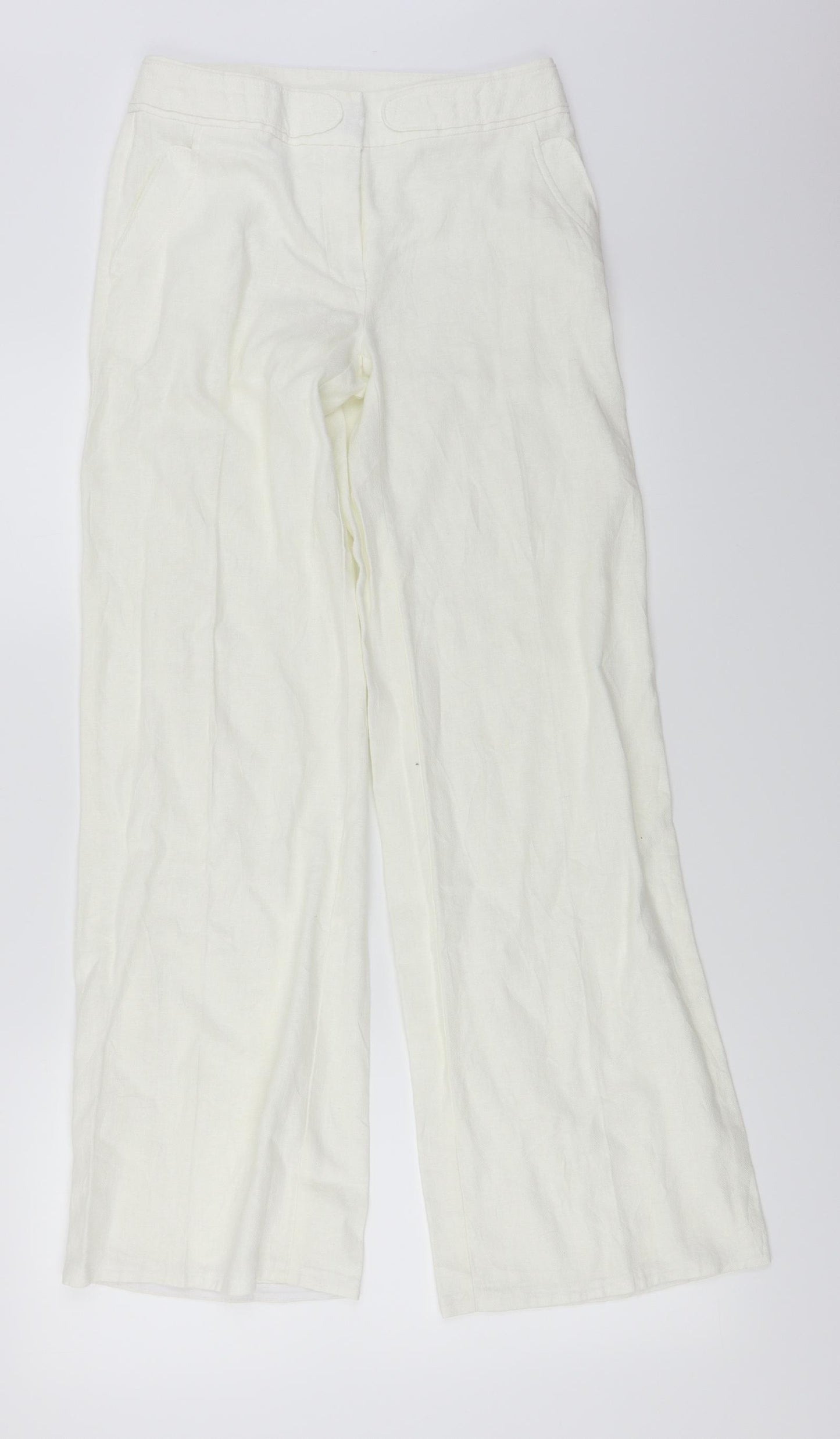 Preworn  Womens White   Trousers  Size 28 in L29 in