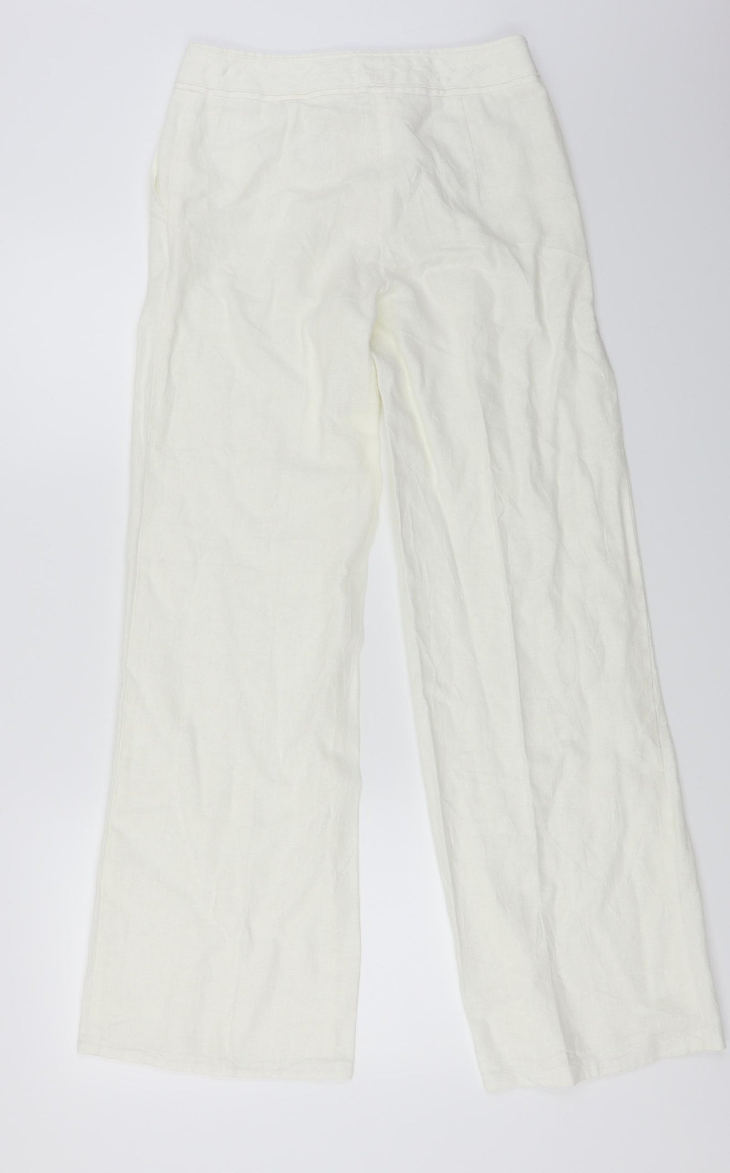 Preworn  Womens White   Trousers  Size 28 in L29 in