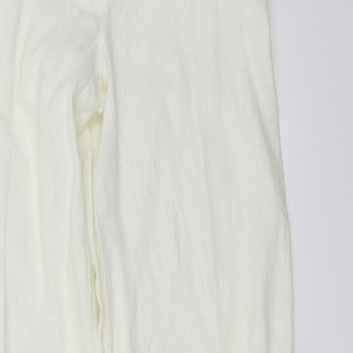 Preworn  Womens White   Trousers  Size 28 in L29 in
