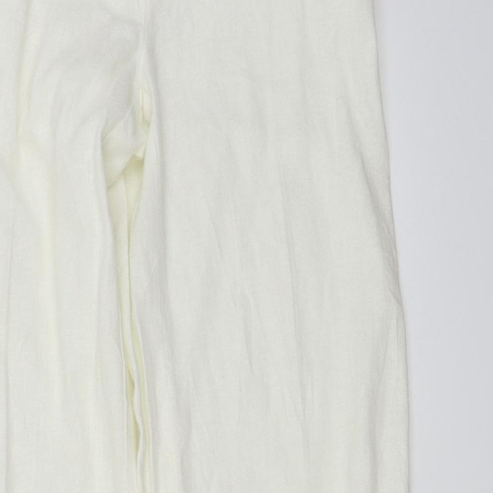 Preworn  Womens White   Trousers  Size 28 in L29 in