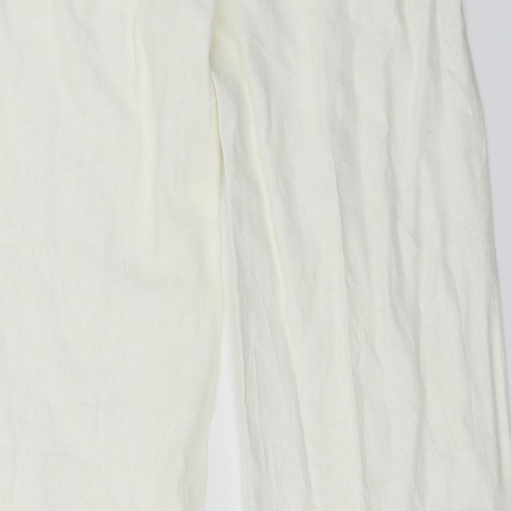 Preworn  Womens White   Trousers  Size 28 in L29 in