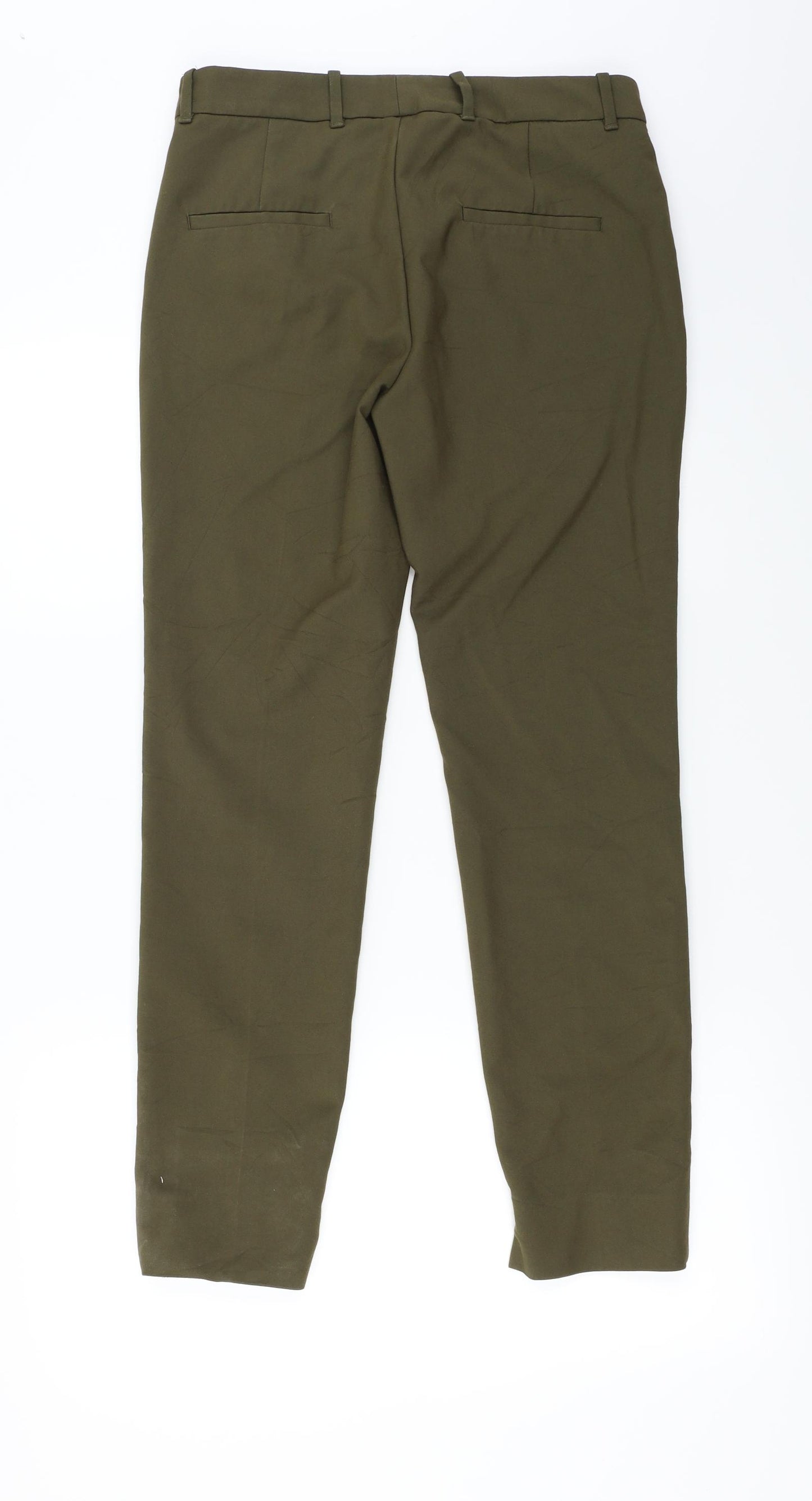 Zara  Womens Green   Trousers  Size 6 L27 in