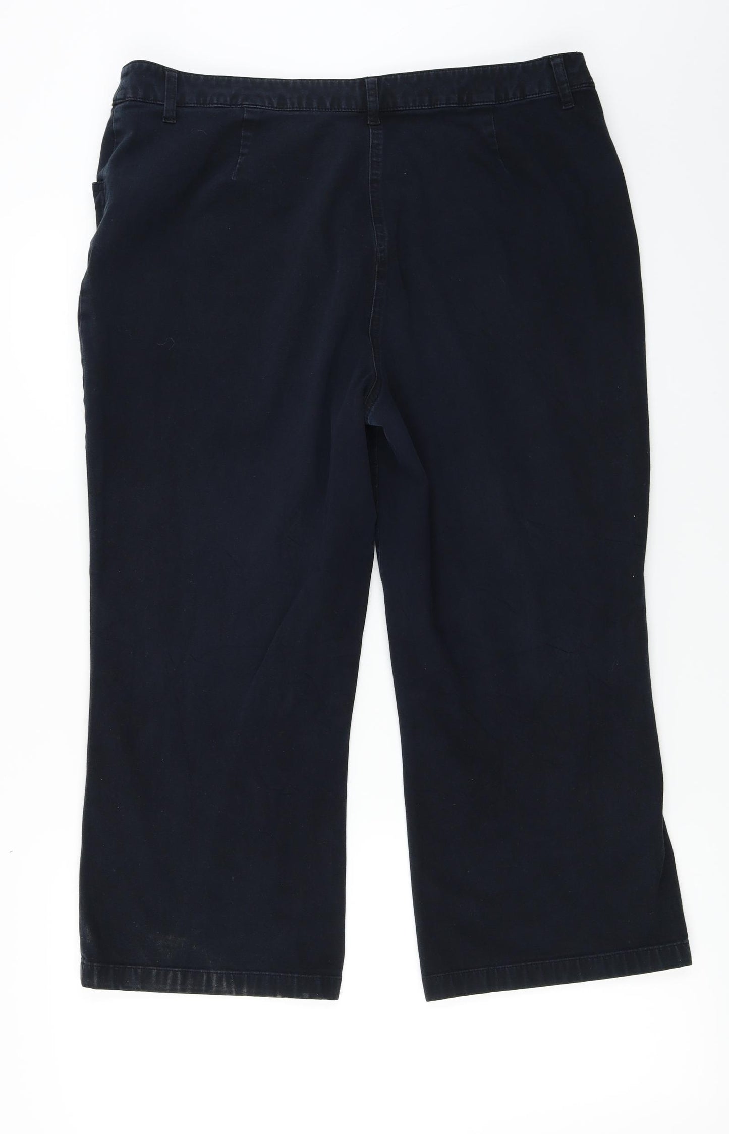 Marks and Spencer  Womens Blue   Trousers  Size 18 L21 in