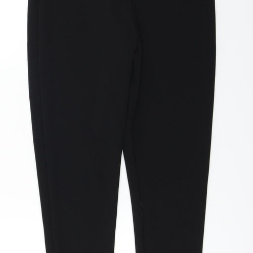 PRETTYLITTLETHING Womens Black   Trousers  Size 12 L24 in