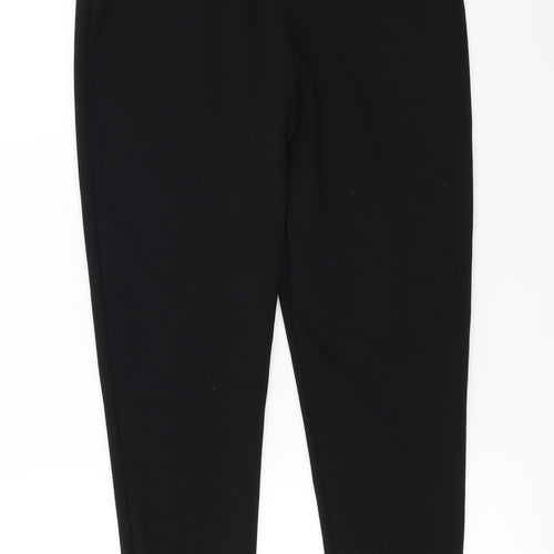 PRETTYLITTLETHING Womens Black   Trousers  Size 12 L24 in