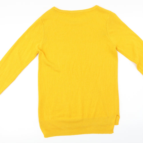 F&F  Womens Yellow   Pullover Jumper Size 6
