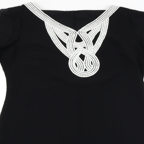 F&F Womens Black   Basic Blouse Size 10