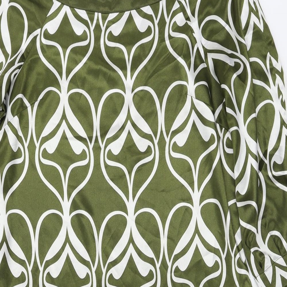 H&M  Womens Green   Basic Blouse Size 8