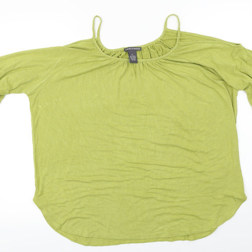Chelsea & Theodore  Womens Green   Basic Blouse Size XL