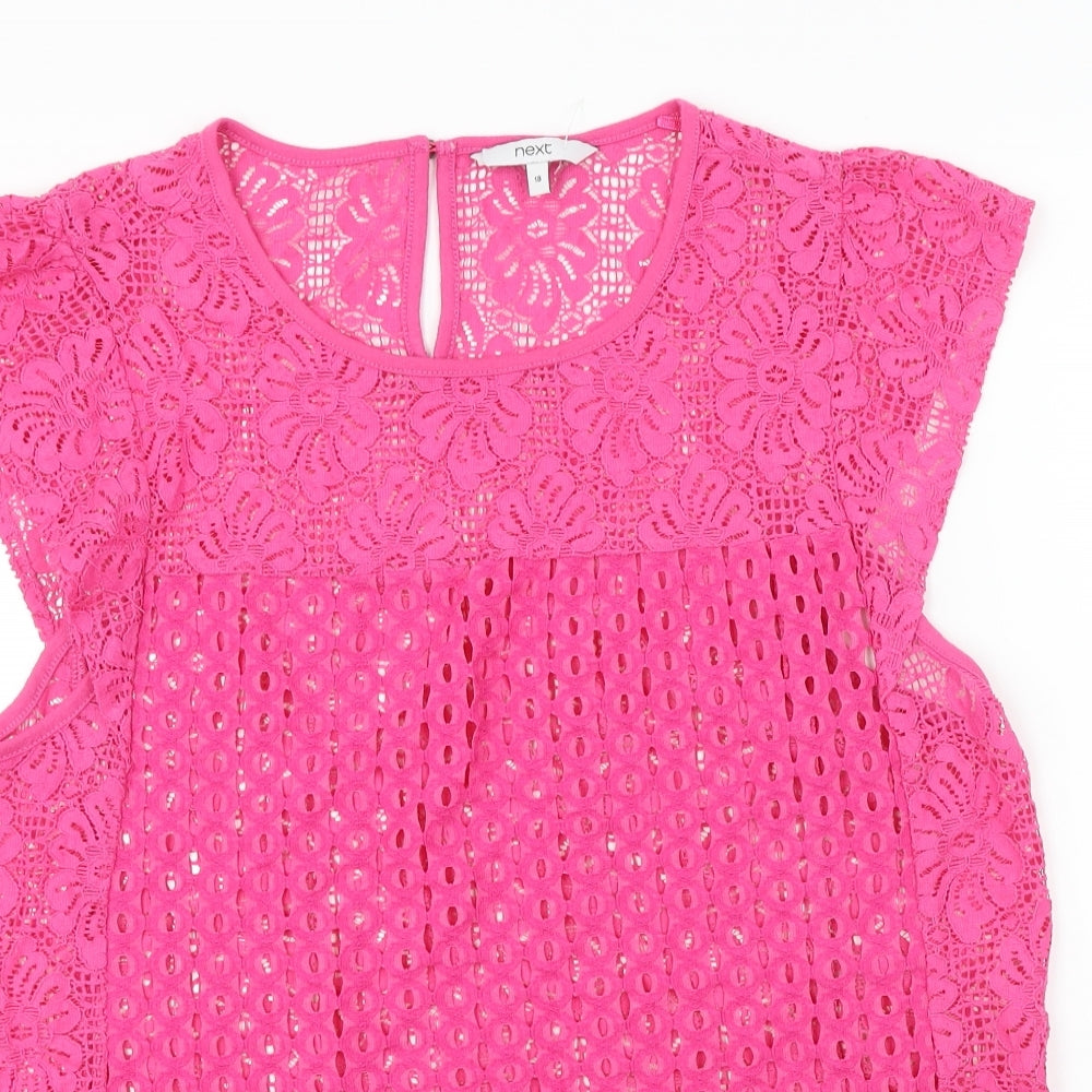 NEXT  Womens Pink   Basic Blouse Size 18