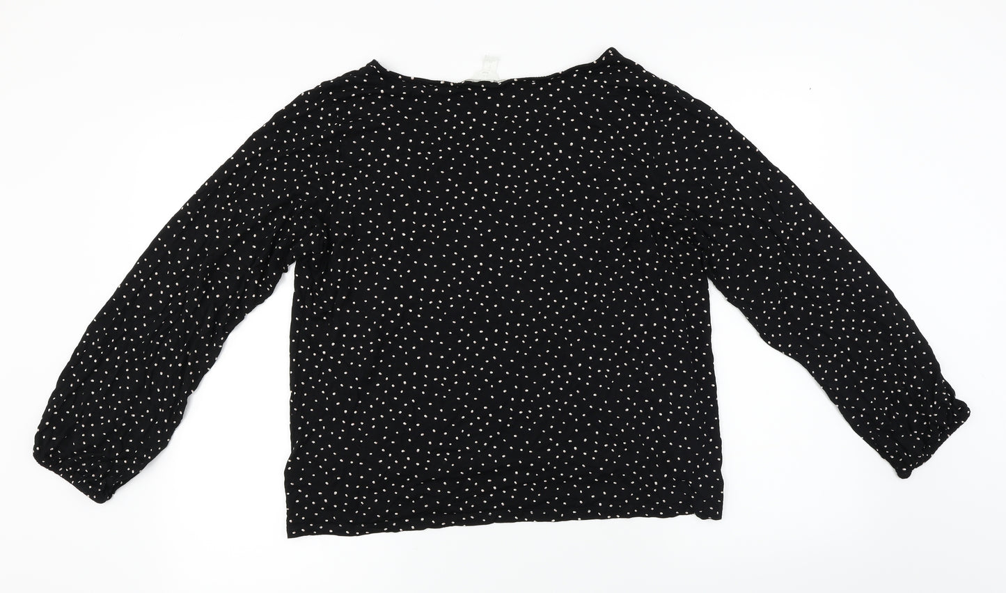 H&M  Womens Black   Basic Blouse Size L