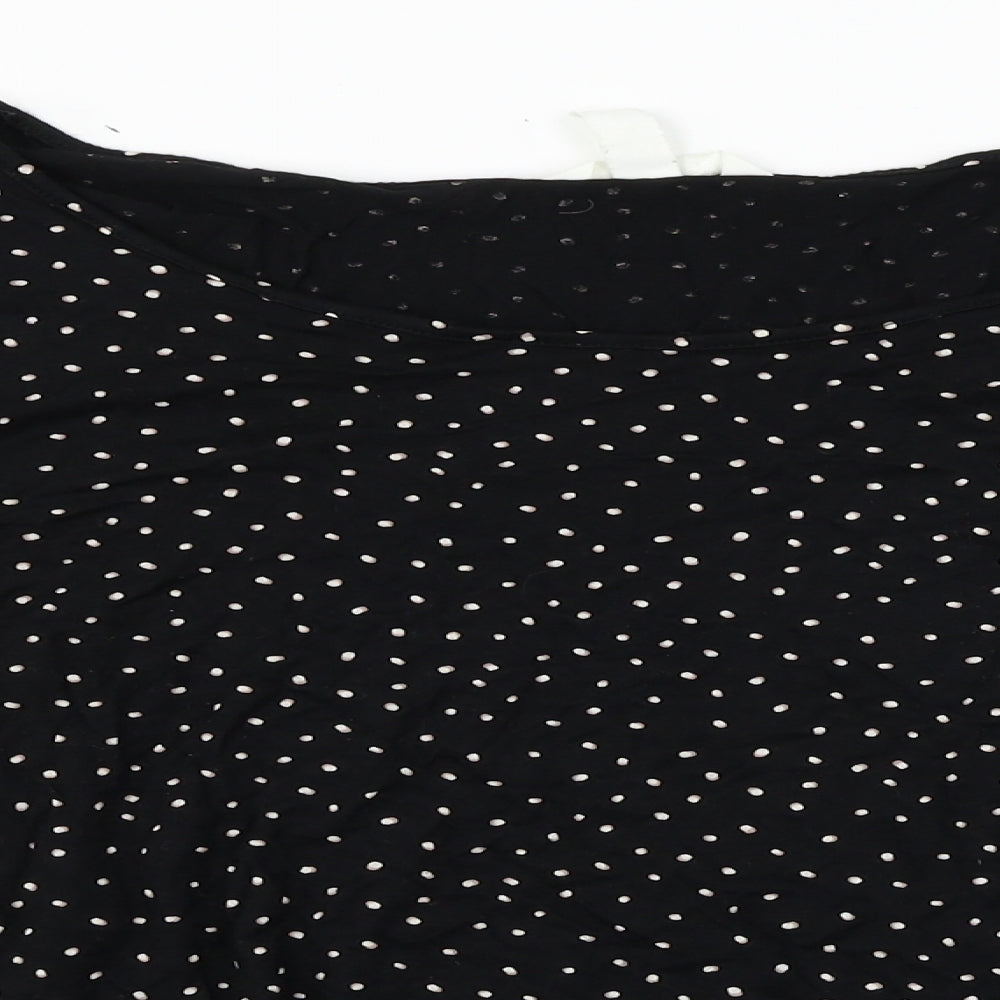 H&M  Womens Black   Basic Blouse Size L