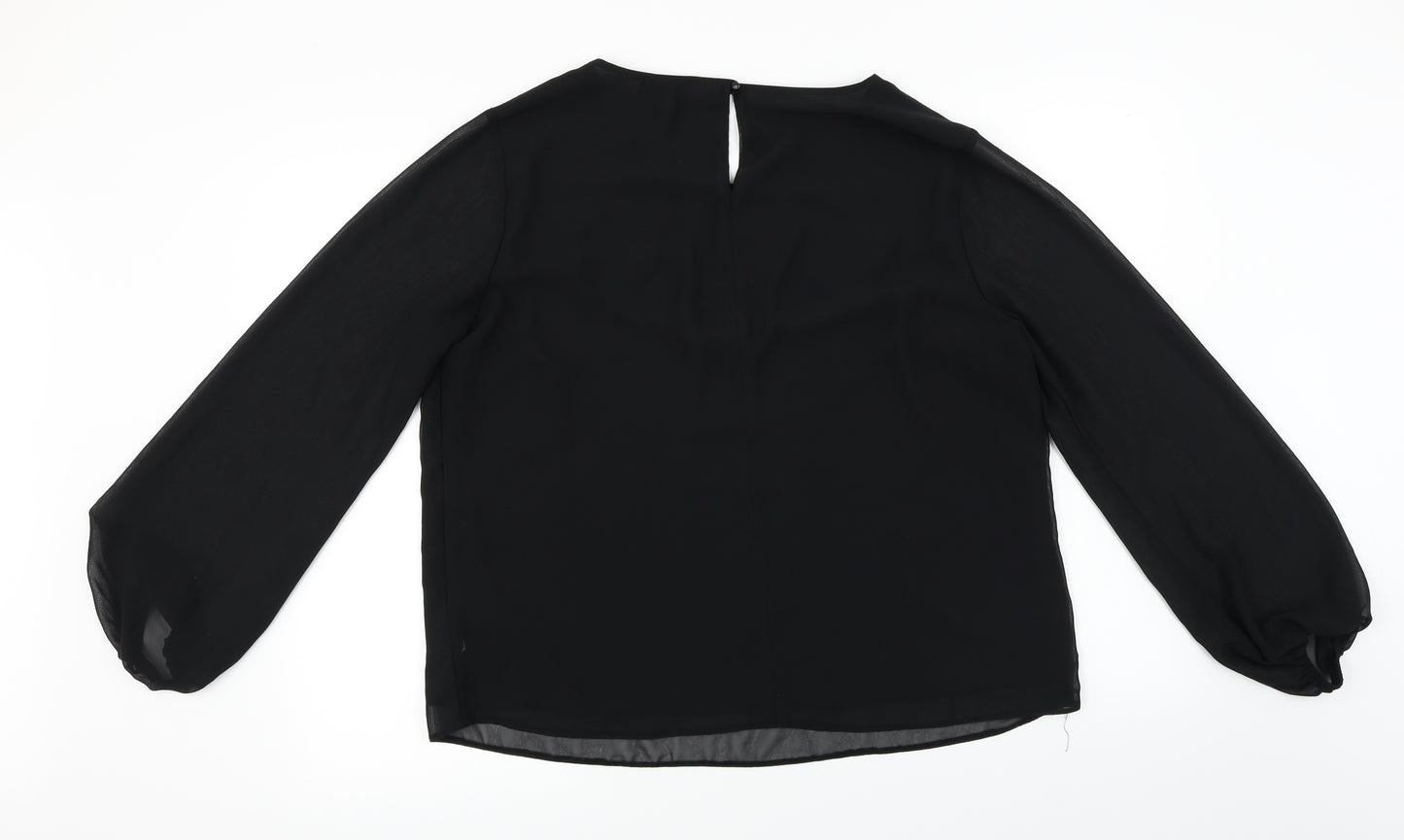 Et Vous  Womens Black   Basic Blouse Size 18